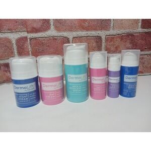 6 Lot Of SKINN DermaLift Night & day Cream Neck & 3D Lifting Eye Serum SEALED